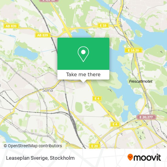 Leaseplan Sverige map