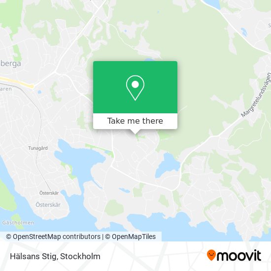 Hälsans Stig map