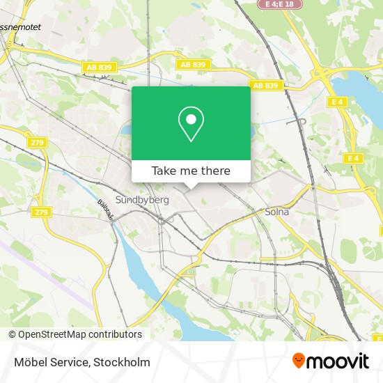 Möbel Service map