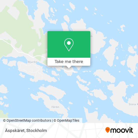 Äspskäret map