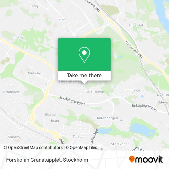 Förskolan Granatäpplet map