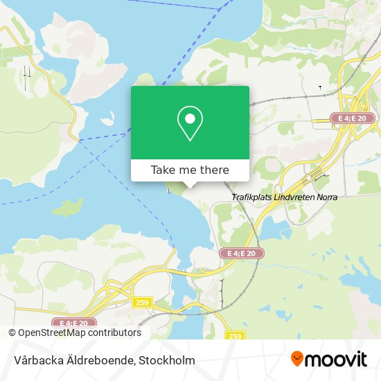 Vårbacka Äldreboende map