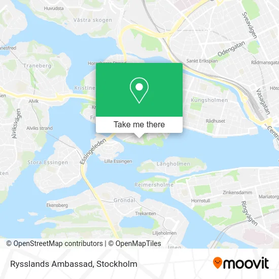 Rysslands Ambassad map