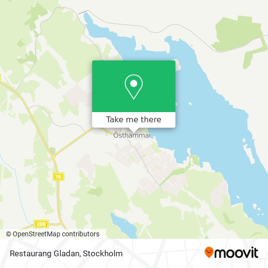 Restaurang Gladan map