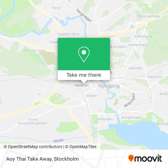 Aoy Thai Take Away map