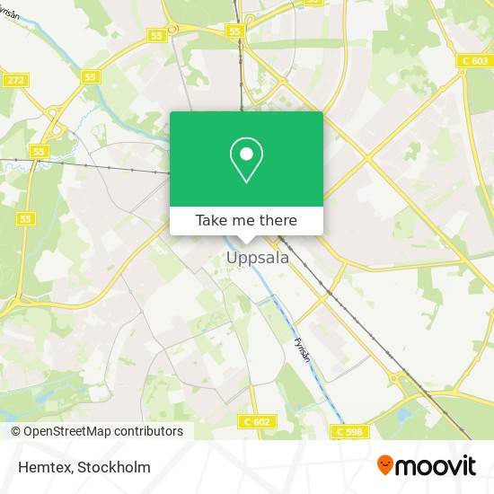 Hemtex map