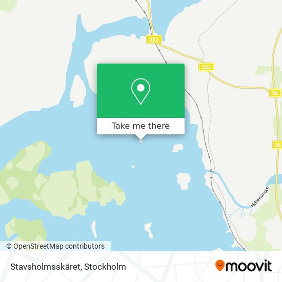 Stavsholmsskäret map