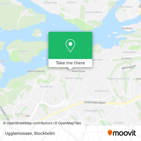 Ugglemossen map