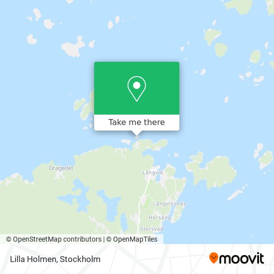 Lilla Holmen map