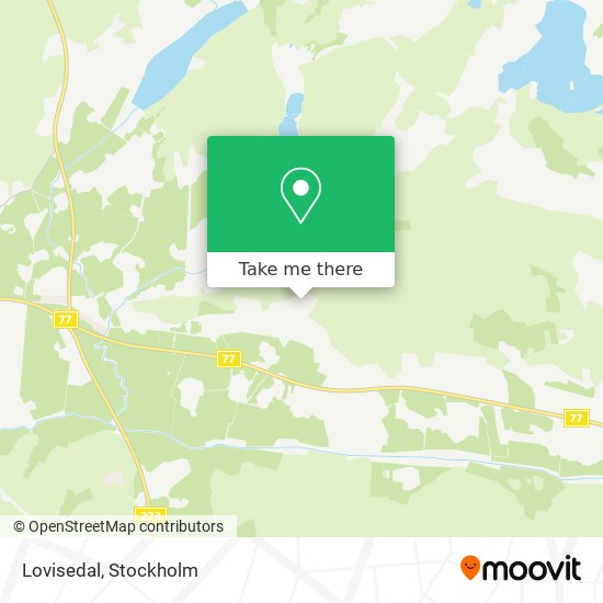 Lovisedal map