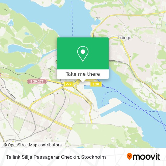 Tallink Sillja Passagerar Checkin map