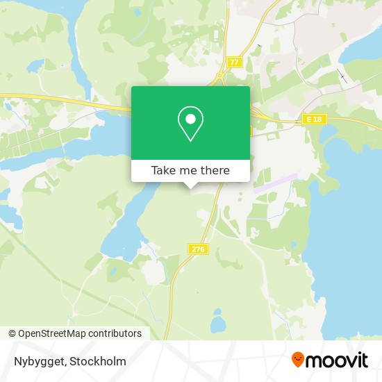 Nybygget map