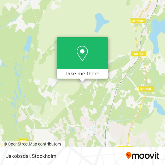 Jakobsdal map