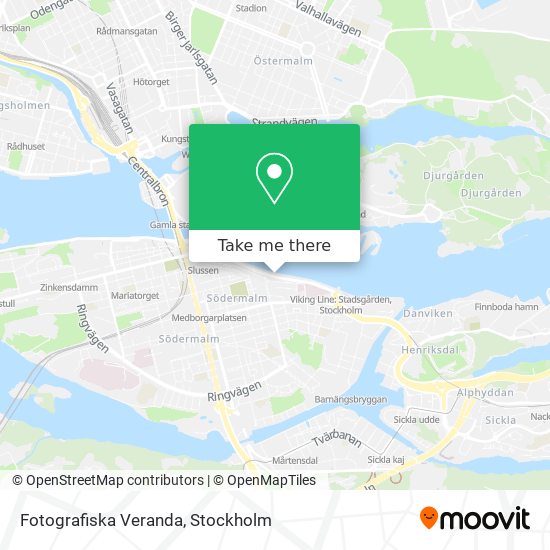 Fotografiska Veranda map