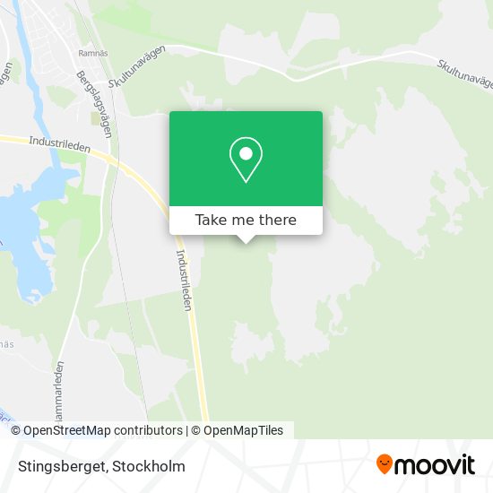 Stingsberget map