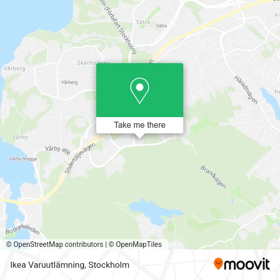 Ikea Varuutlämning map