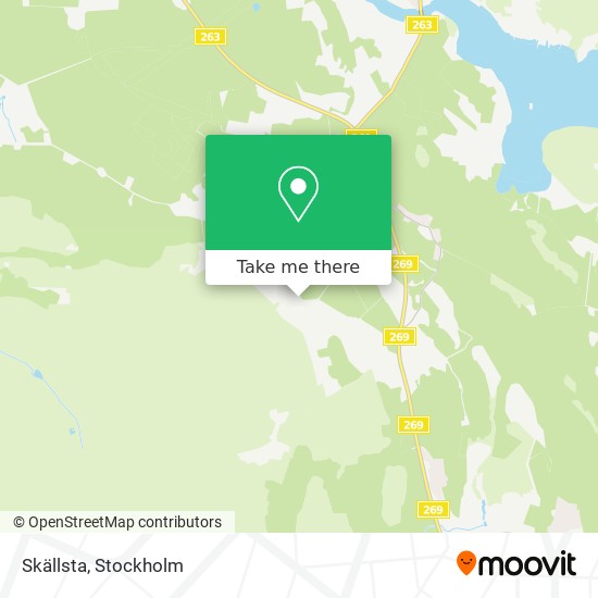 Skällsta map