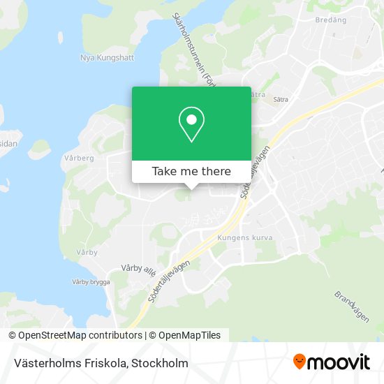 Västerholms Friskola map