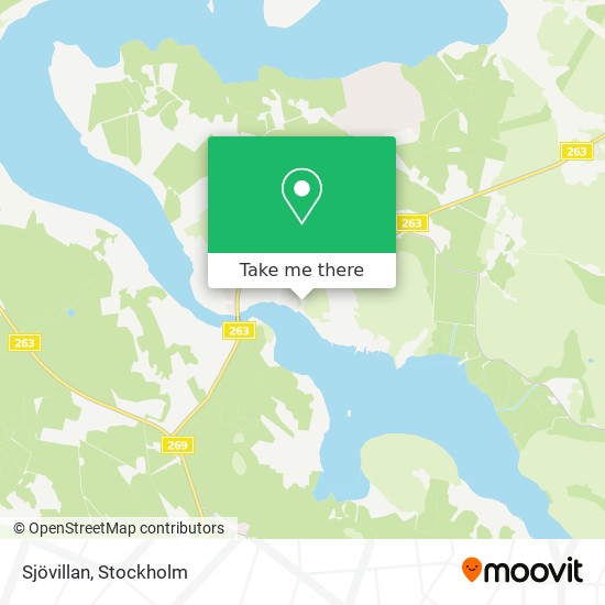 Sjövillan map