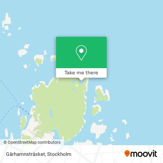 Gårhamnsträsket map