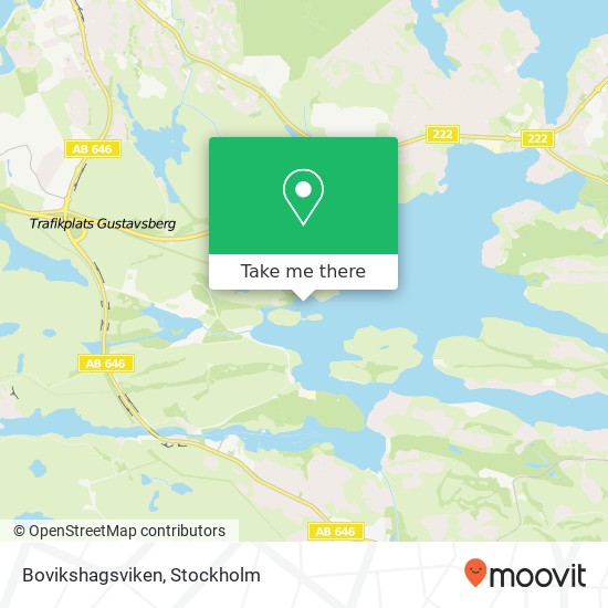 Bovikshagsviken map