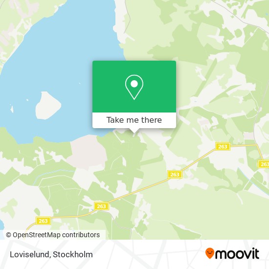 Loviselund map