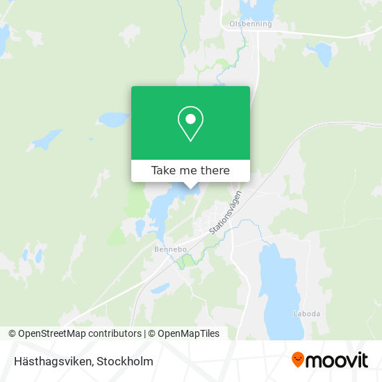 Hästhagsviken map