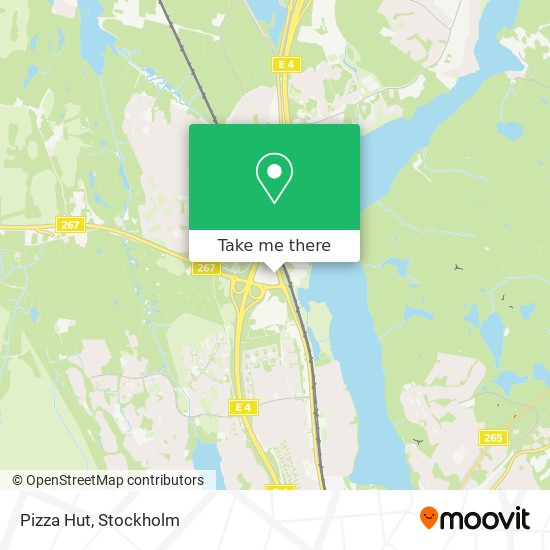 Pizza Hut map