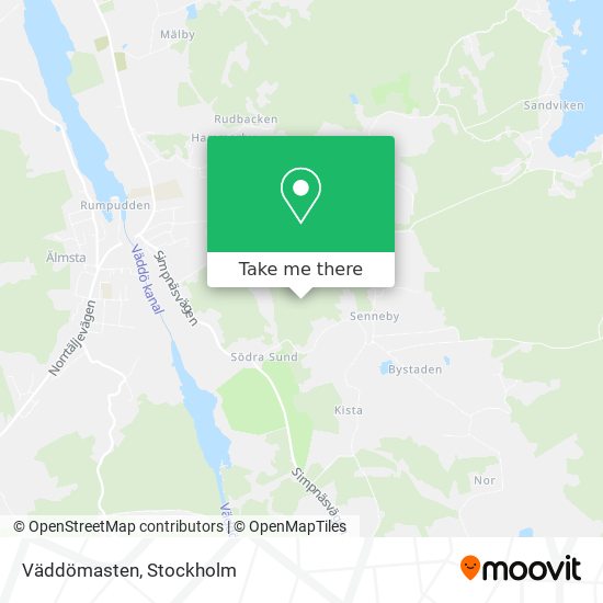 Väddömasten map