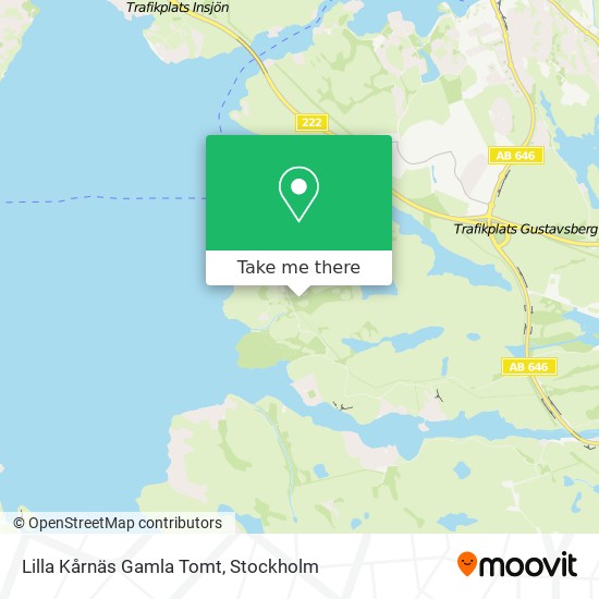 Lilla Kårnäs Gamla Tomt map