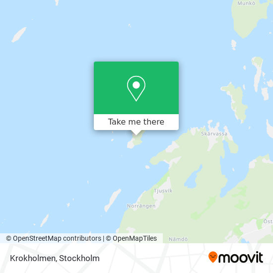 Krokholmen map