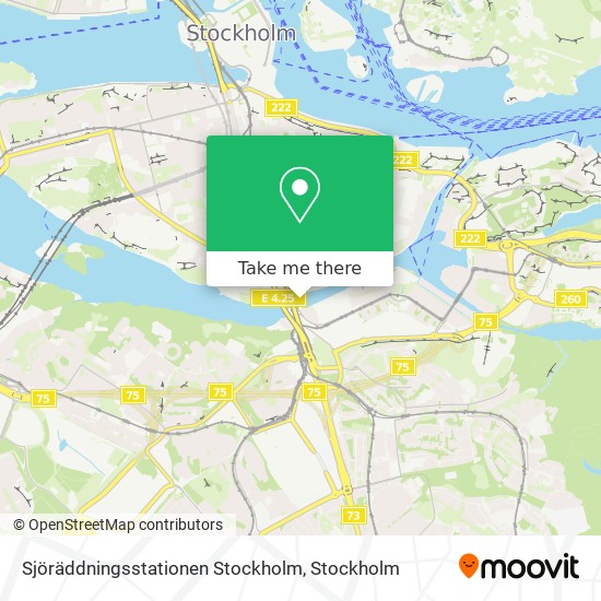 Sjöräddningsstationen Stockholm map