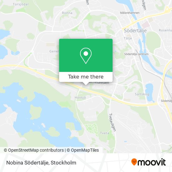 Nobina Södertälje map