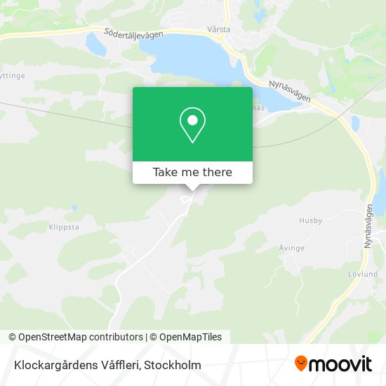 Klockargårdens Våffleri map