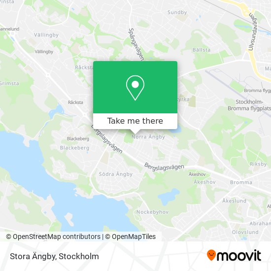 Stora Ängby map