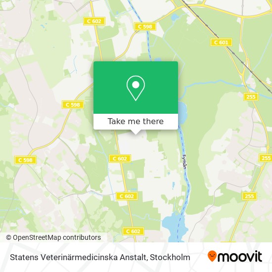 Statens Veterinärmedicinska Anstalt map