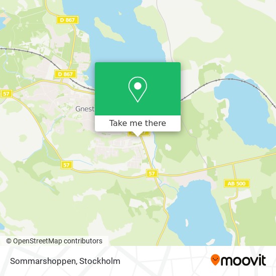 Sommarshoppen map