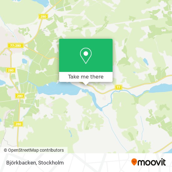 Björkbacken map