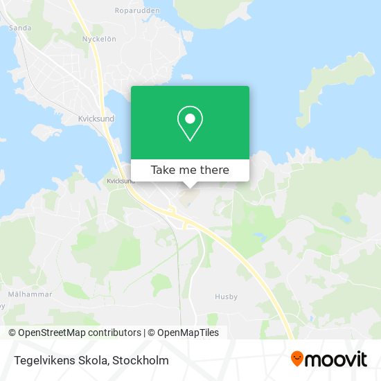 Tegelvikens Skola map