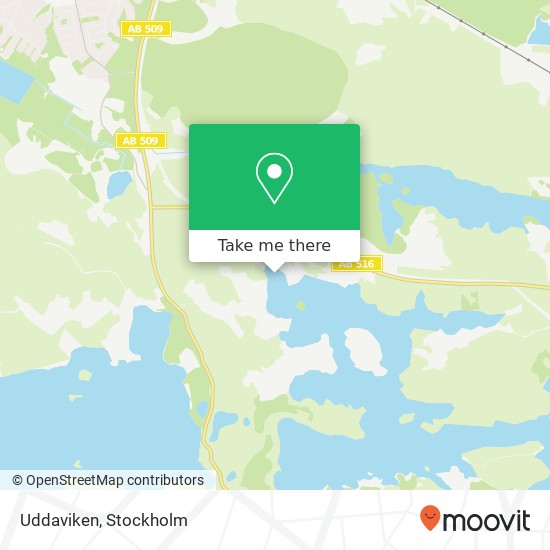 Uddaviken map