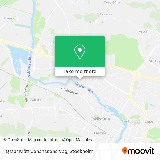 Qstar Mått Johanssons Väg map