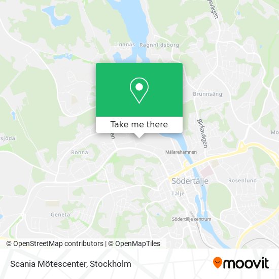 Scania Mötescenter map