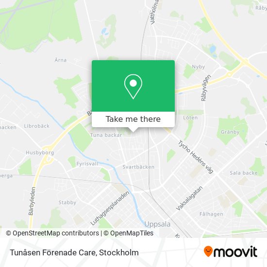 Tunåsen Förenade Care map