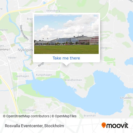 Rosvalla Eventcenter map