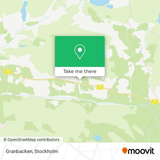 Granbacken map