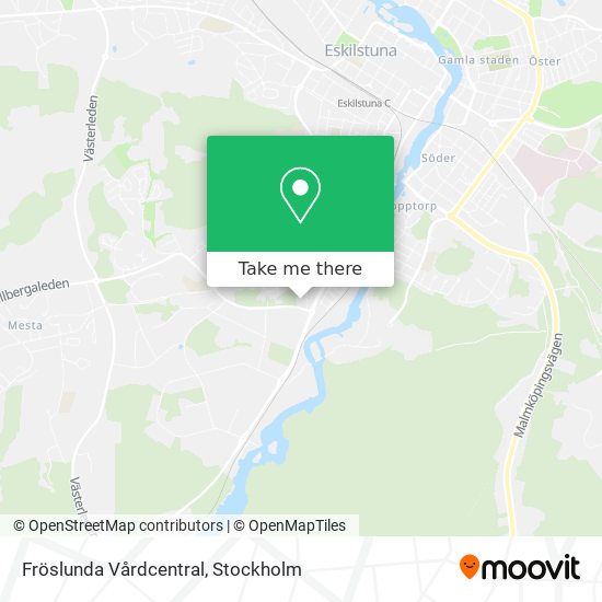 Fröslunda Vårdcentral map