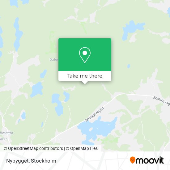 Nybygget map