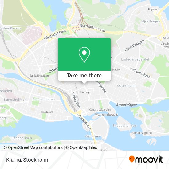 Klarna map