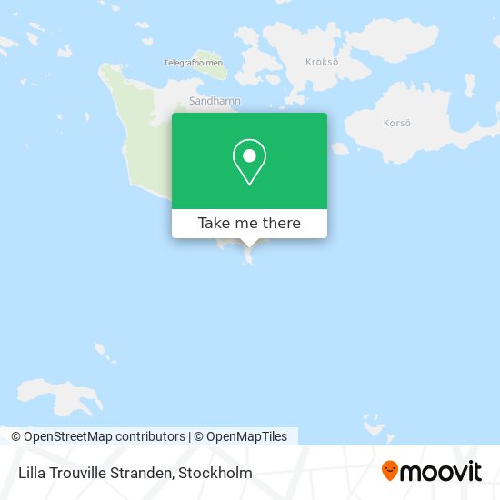 Lilla Trouville Stranden map