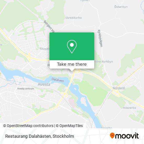 Restaurang Dalahästen map